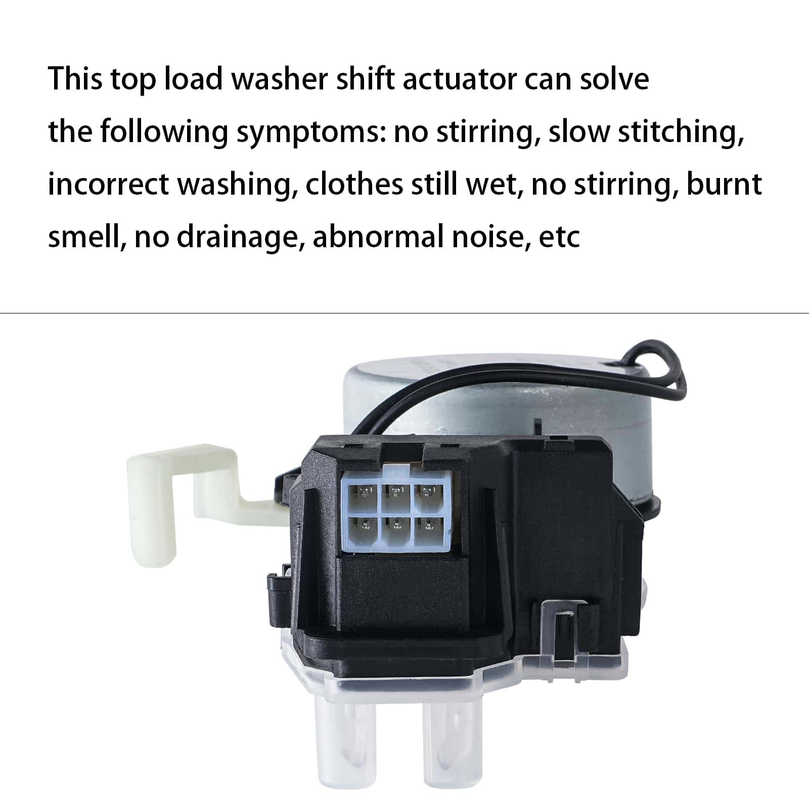 Actuador de cambio de lavadora para Whirl-pool WTW5000DW3, - Imagen 6