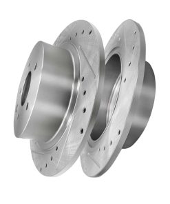 PM Auto Discos de Freno Traseros Perforados y Rayados para