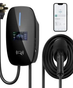 Cargador de Vehículo Eléctrico de Nivel 2 de 48 Amperios,