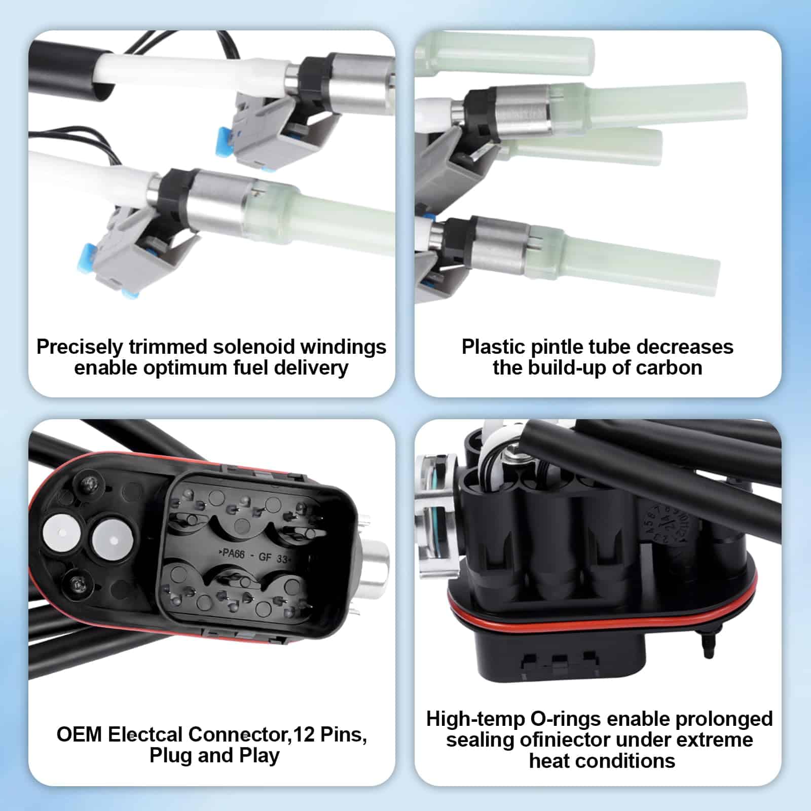 Inyector de Combustible Spider 6 Cilindros con Soporte para - Imagen 5
