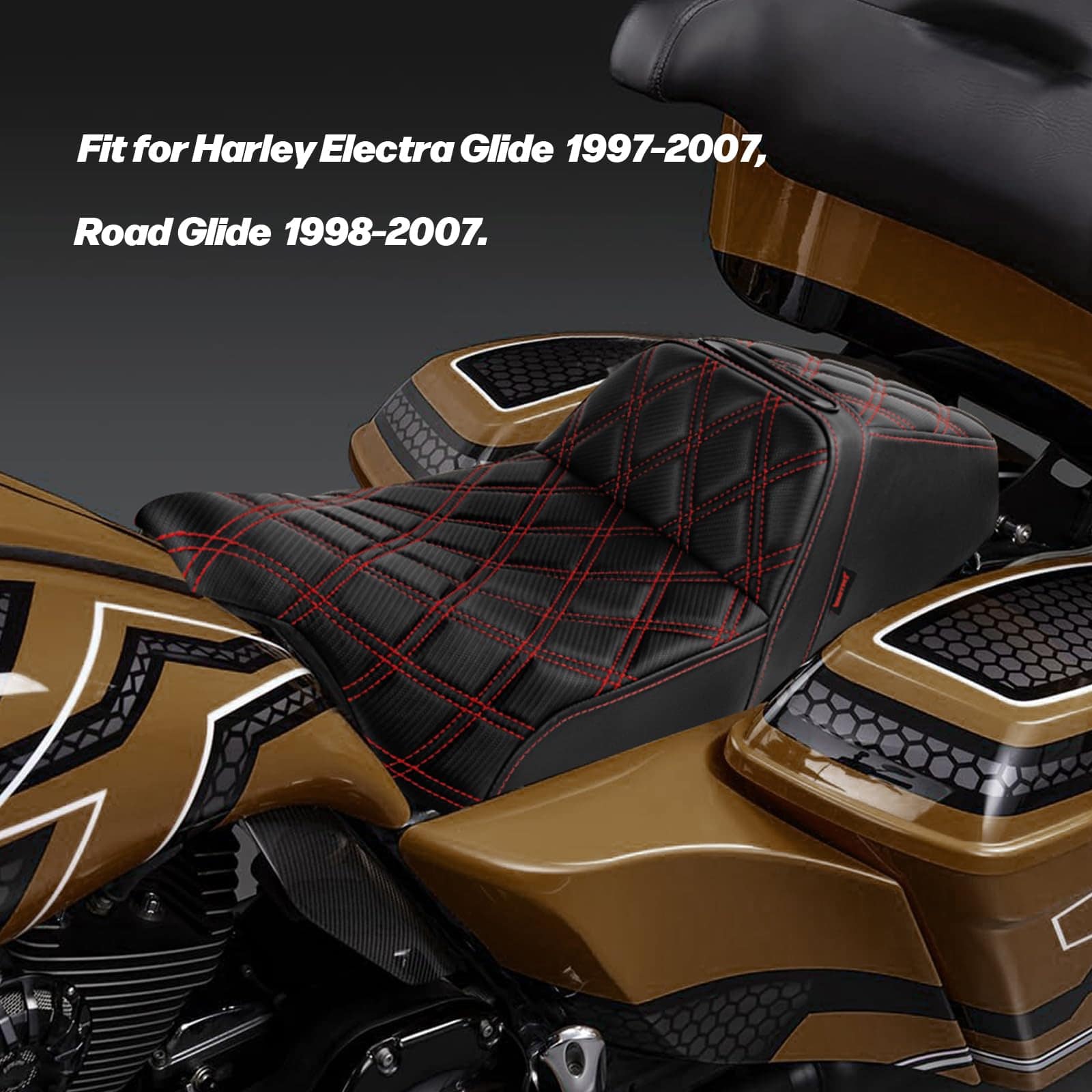 Asiento de Motocicleta VASTMT Mejorado para Conductor y - Imagen 7