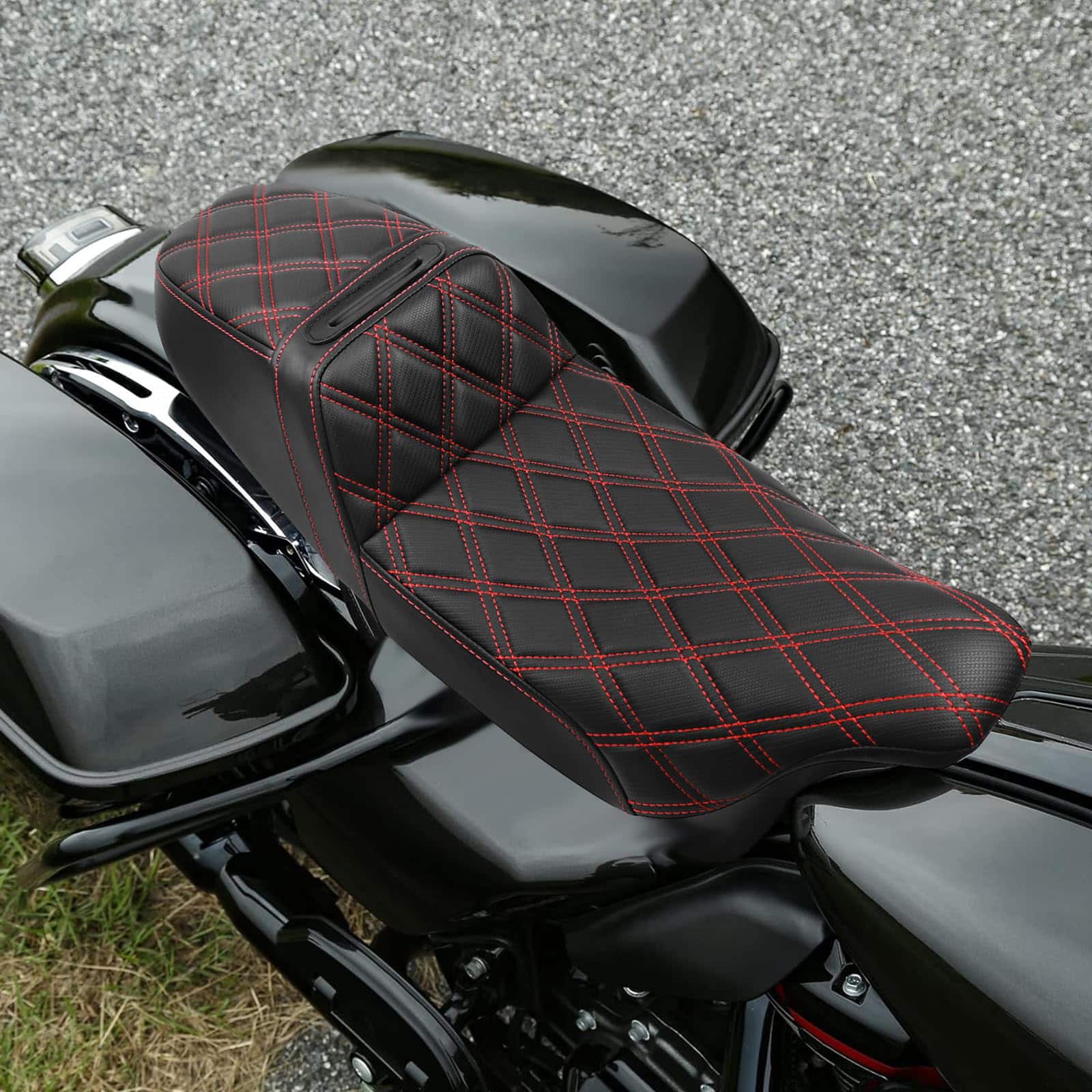 Asiento de Motocicleta VASTMT Mejorado para Conductor y - Imagen 3