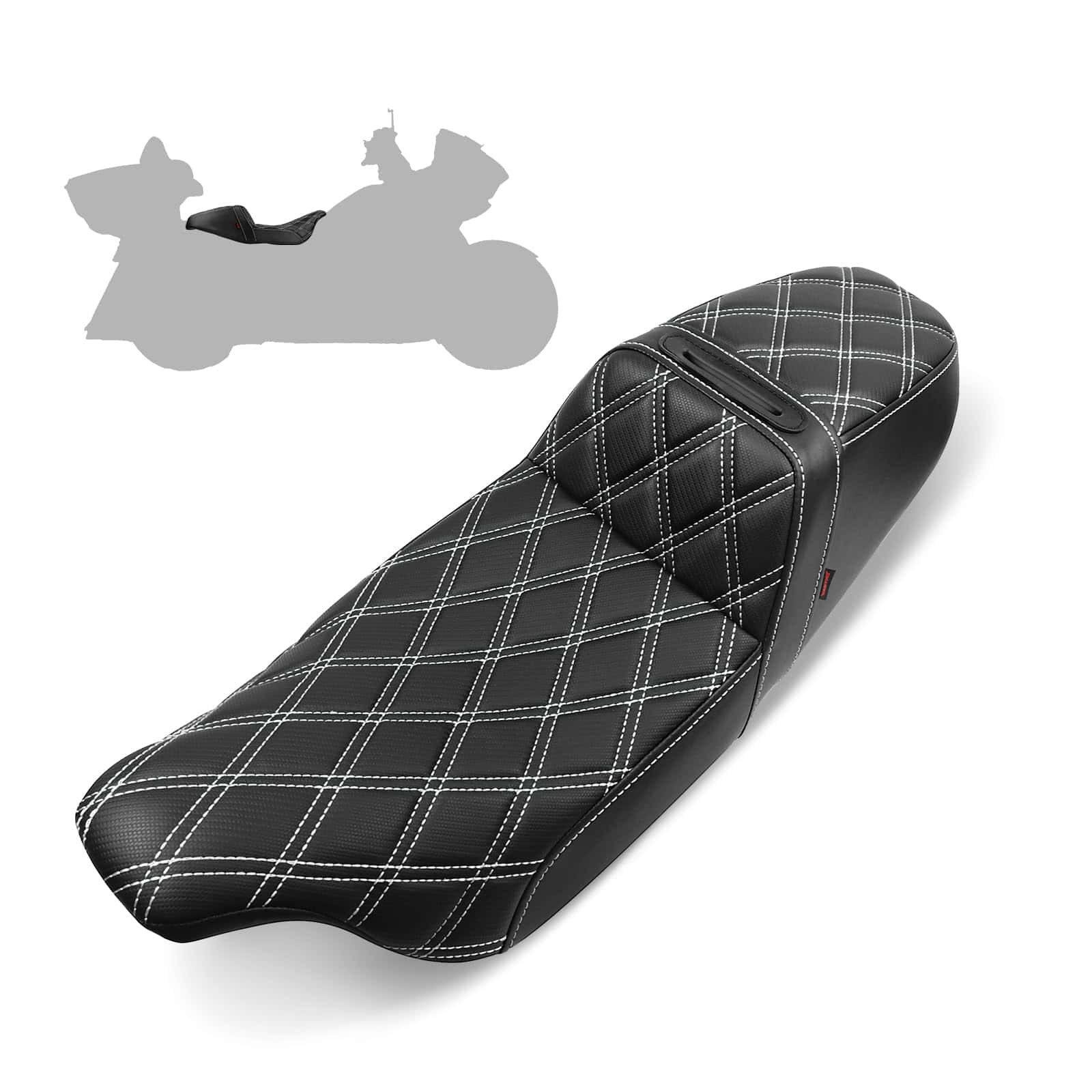 Asiento de Motocicleta VASTMT Mejorado de Una Pieza para