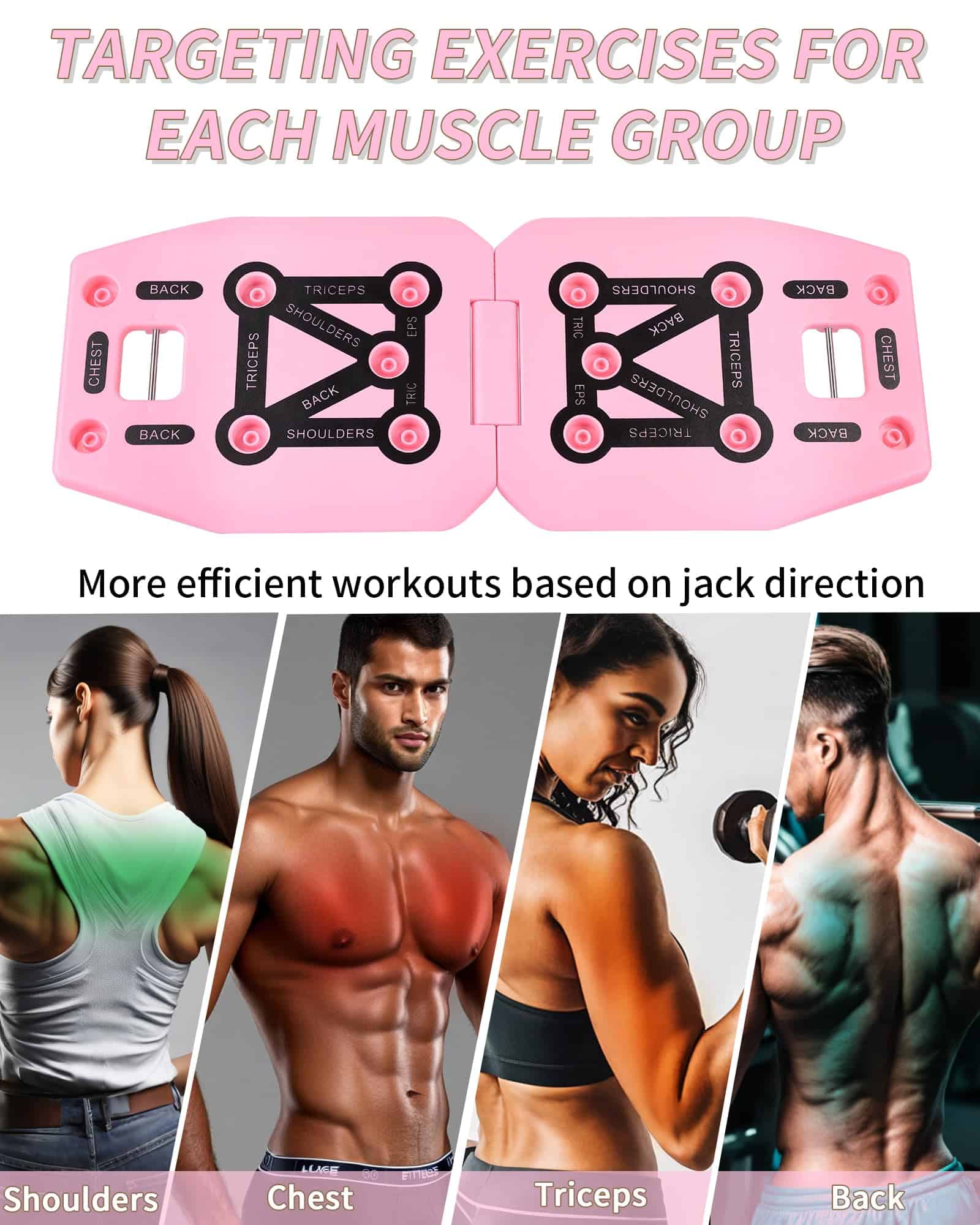 Tablero de Ejercicio LAKXSF para Gimnasio en Casa, Juego de - Imagen 3