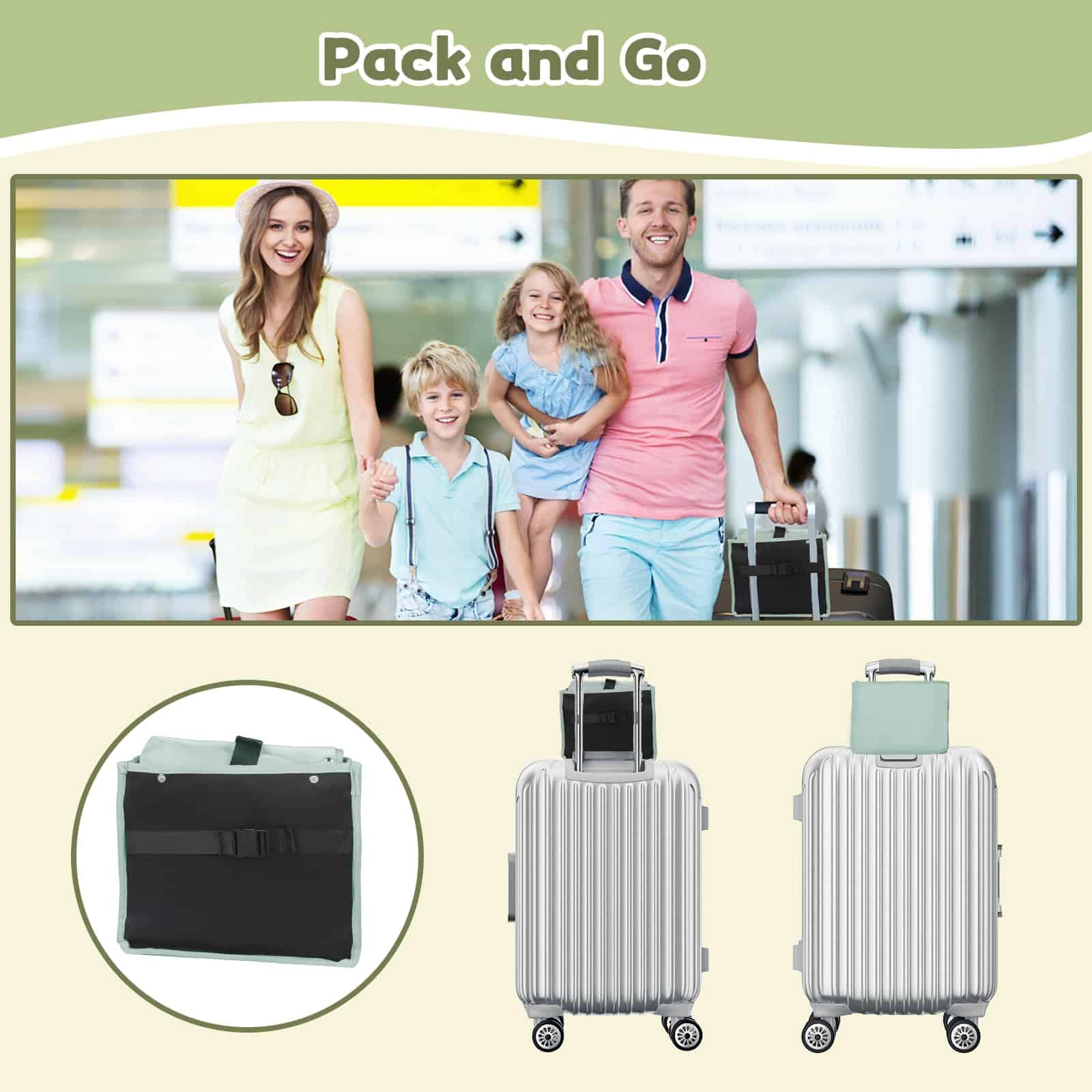 Cama de avión para niños Trekbabe con manta, -Con Manta - Ve - Imagen 7