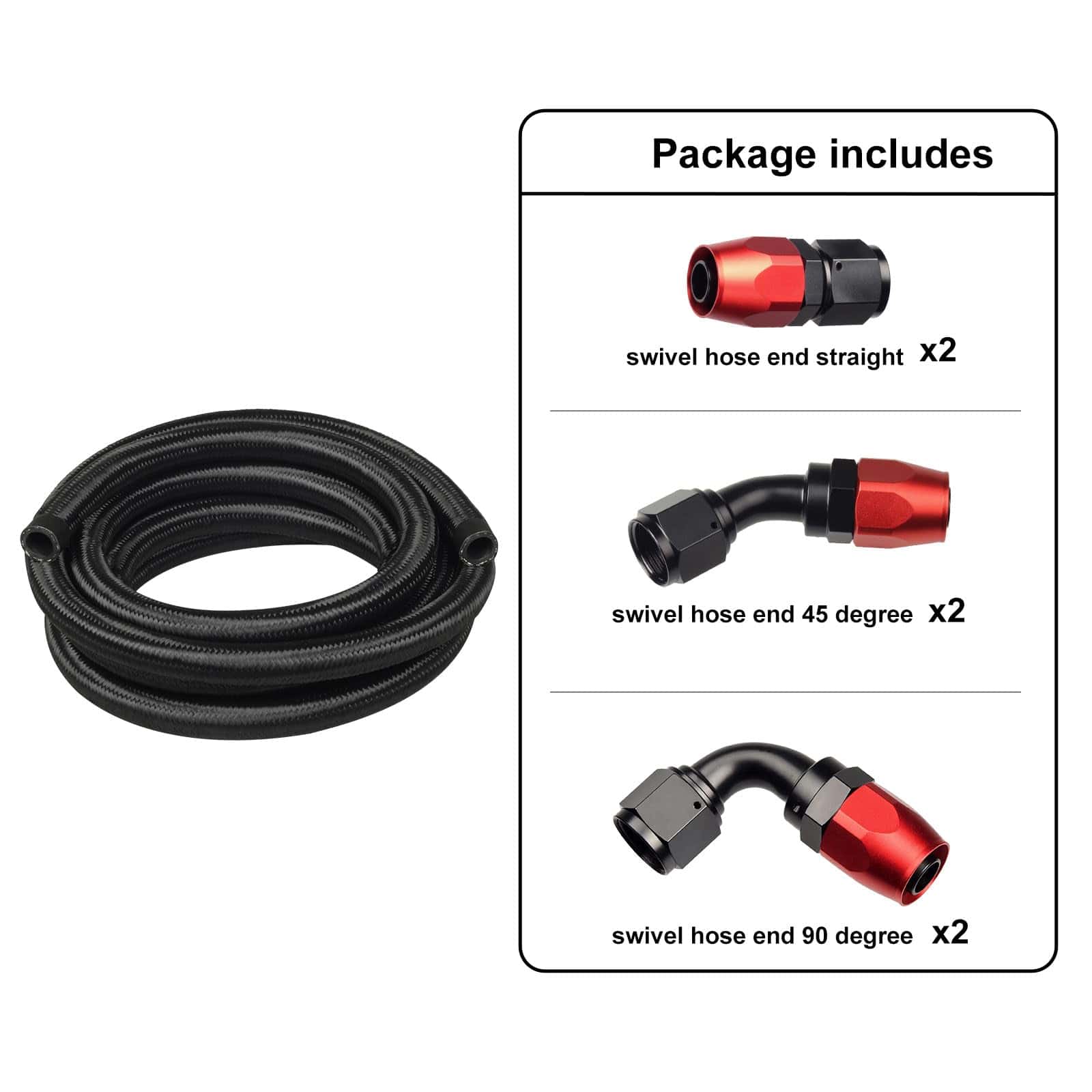 Kit de Línea de Combustible VehiMata 10AN, Manguera de - Imagen 6