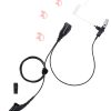 Earpiece con Micrófono Compatible para Radios Motorola APX