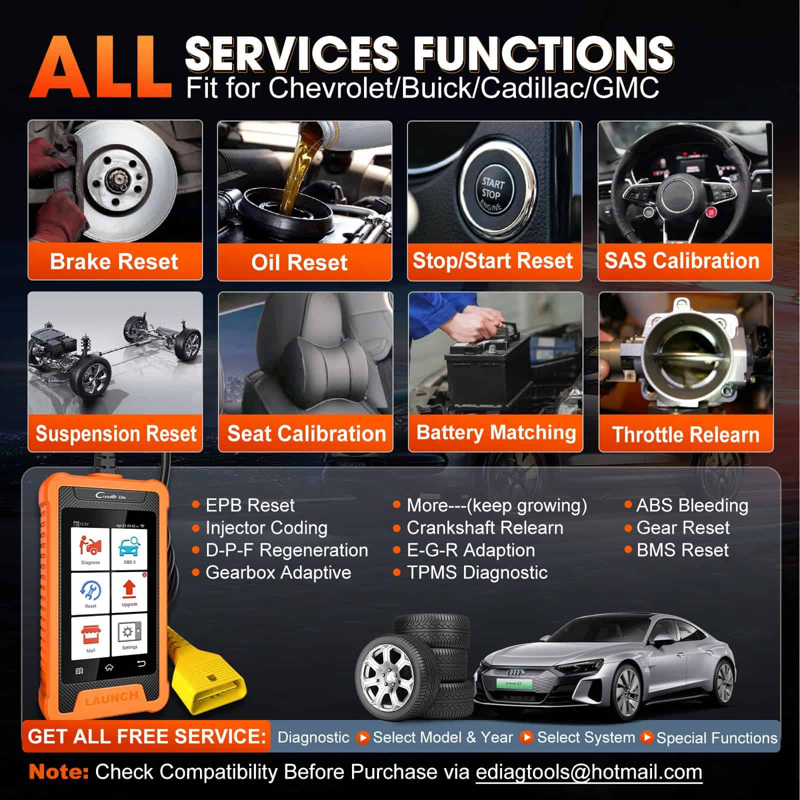 Lector de códigos OBDII LAUNCH Creader Elite para Vehículos - Imagen 4