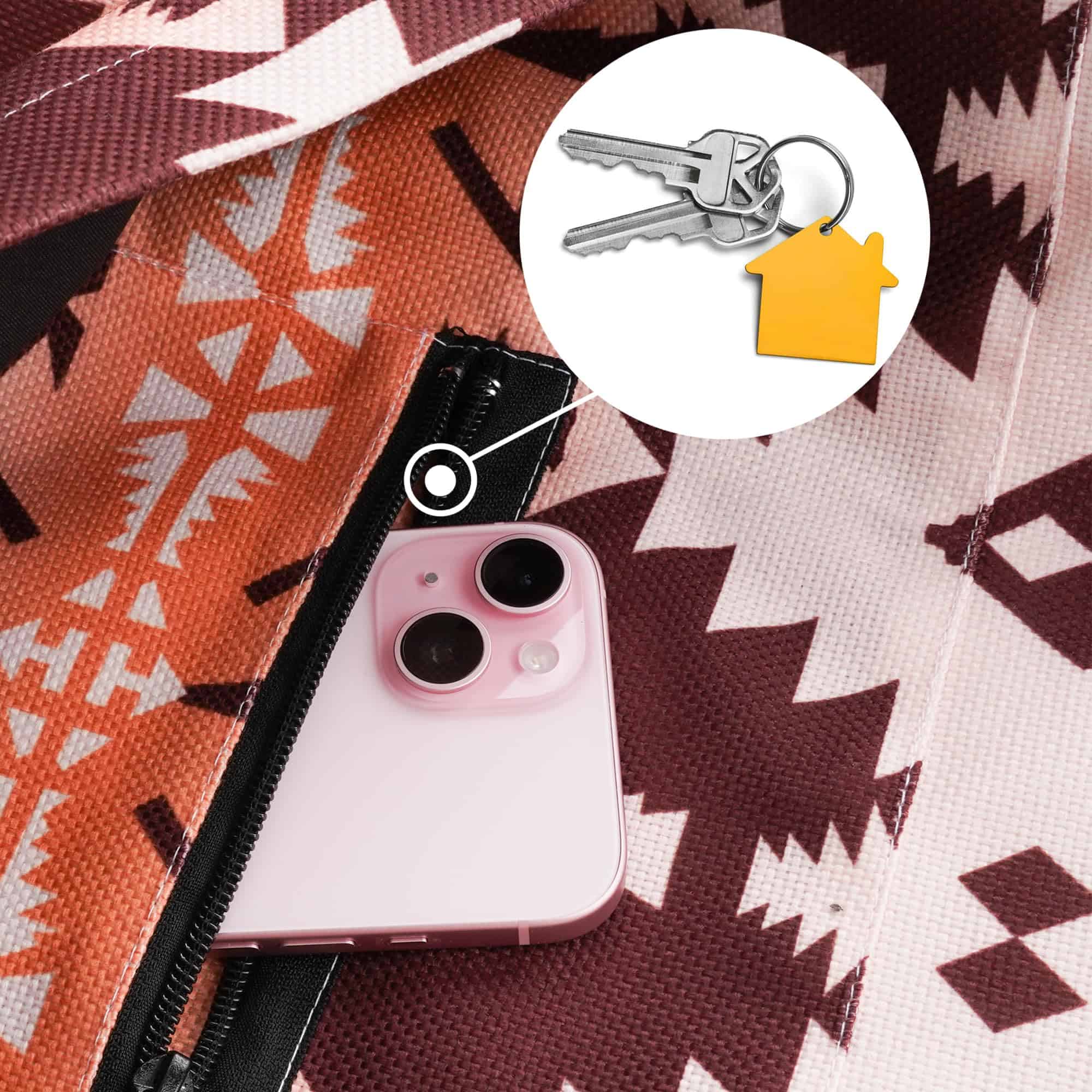 Bolso para Tapete de Yoga - Bolso Largo con -Boho Camel - Imagen 3