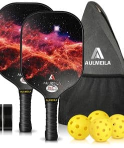 Juego de 2 palas de pickleball AULMEILA, Set de Pickleball