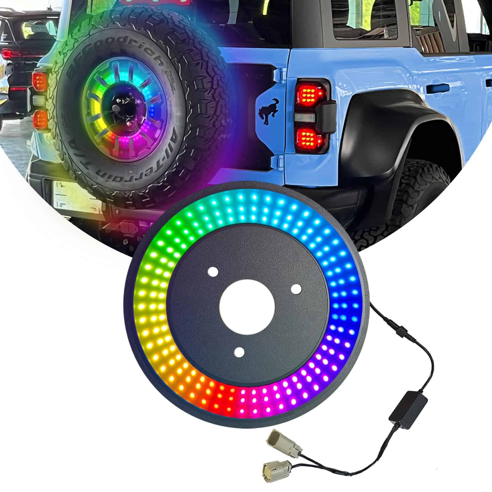 Luces de Freno de Repuesto para Llanta de Refacción RGB