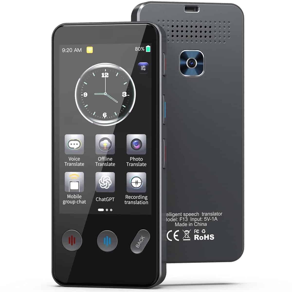 Dispositivo de traductor de idiomas sin necesidad de WiFi,