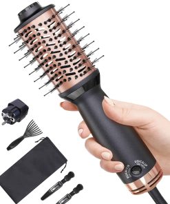 Secador de pelo cepillo de aire caliente de doble voltaje
