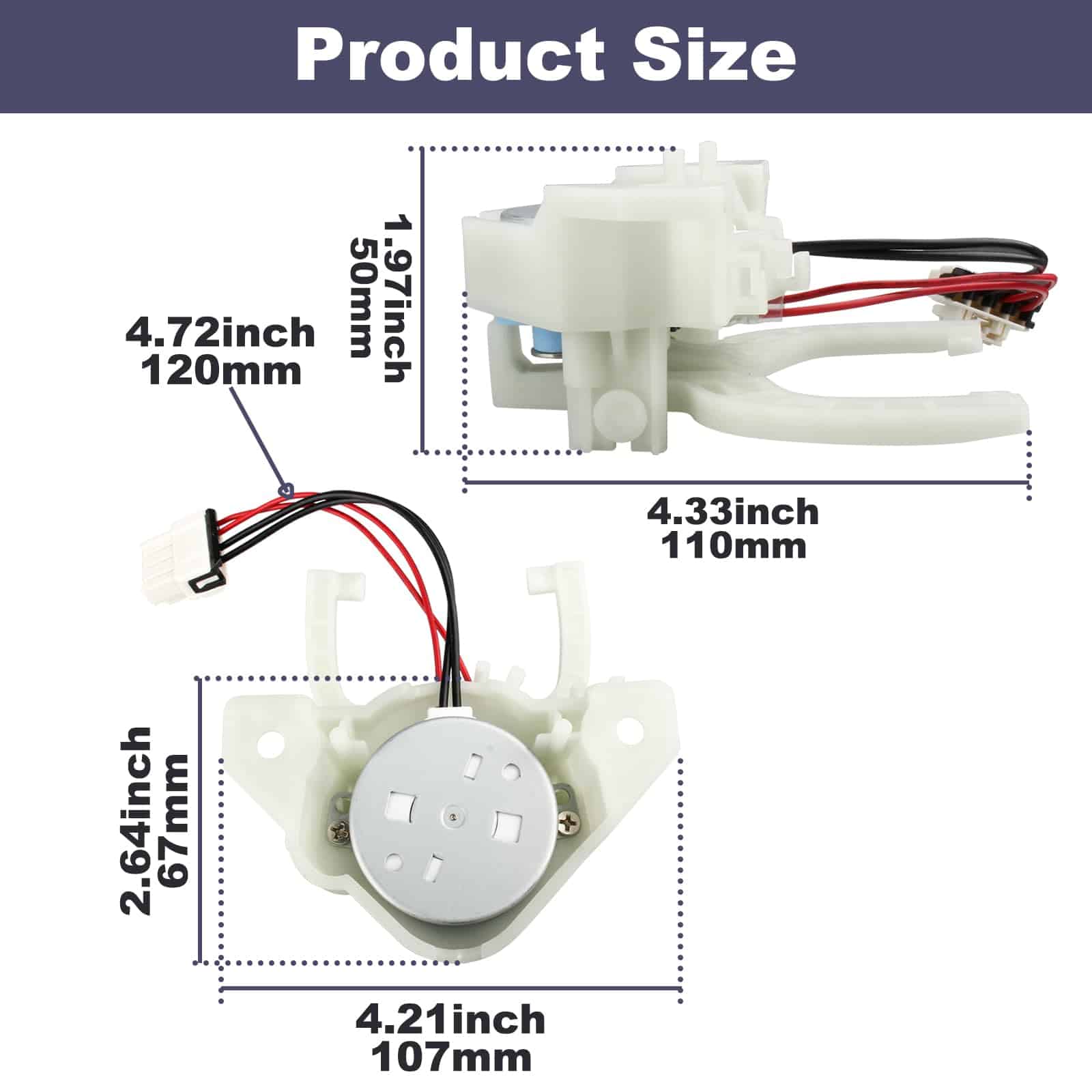 Para GE Washer Mode Shifter, Nuevo Actualizado WH03X30517 - Imagen 6
