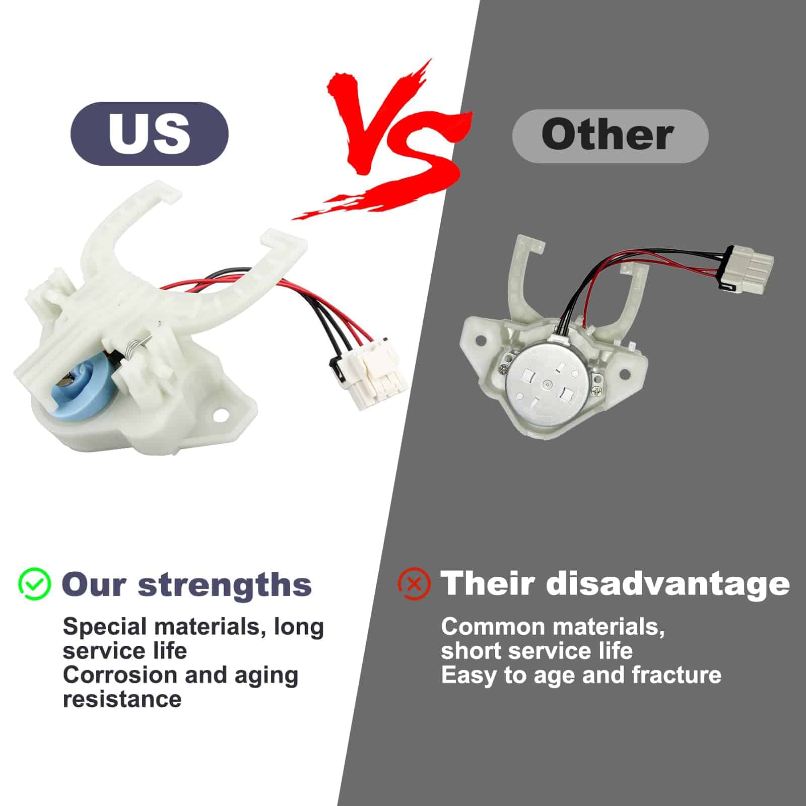 Para GE Washer Mode Shifter, Nuevo Actualizado WH03X30517 - Imagen 4