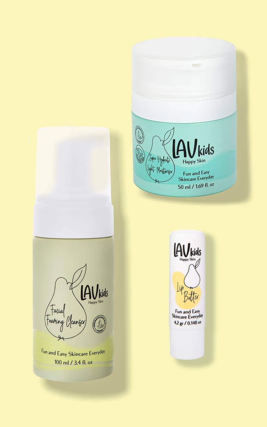 Conjunto de cuidado facial hidratante LAV, crema facial, - Imagen 4