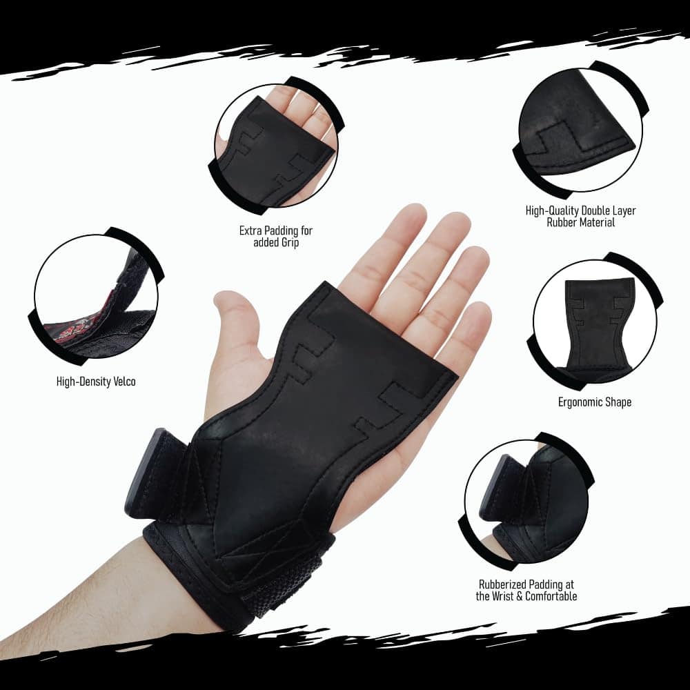 Agarres de Levantamiento de Pesas QTF (Par) para - Imagen 3