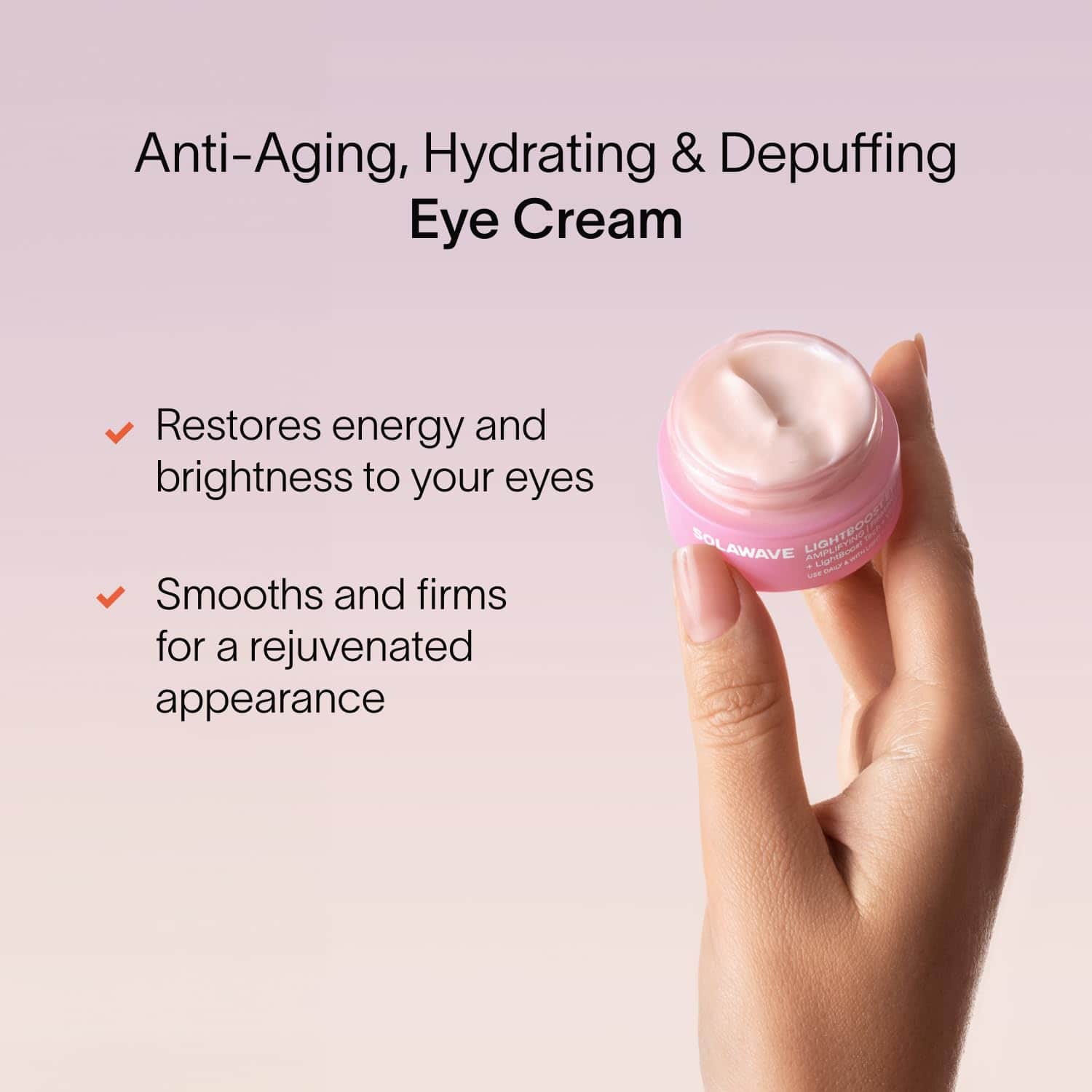 Crema para los ojos Solawave LightBoost | Reduce la - Imagen 3