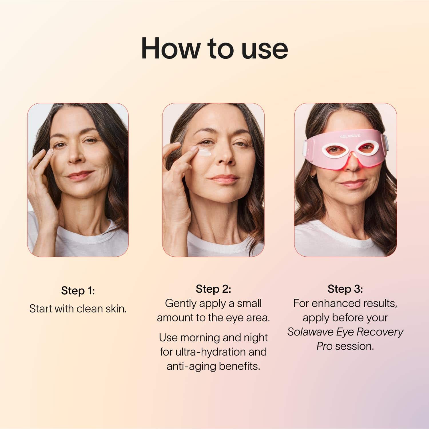 Crema para los ojos Solawave LightBoost | Reduce la - Imagen 8