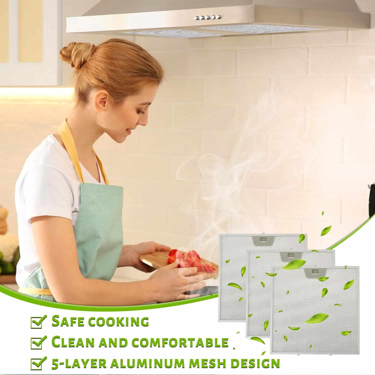 Filtro de Grasa de Campana de Cocina EPLZON WB02X24872 - Imagen 7