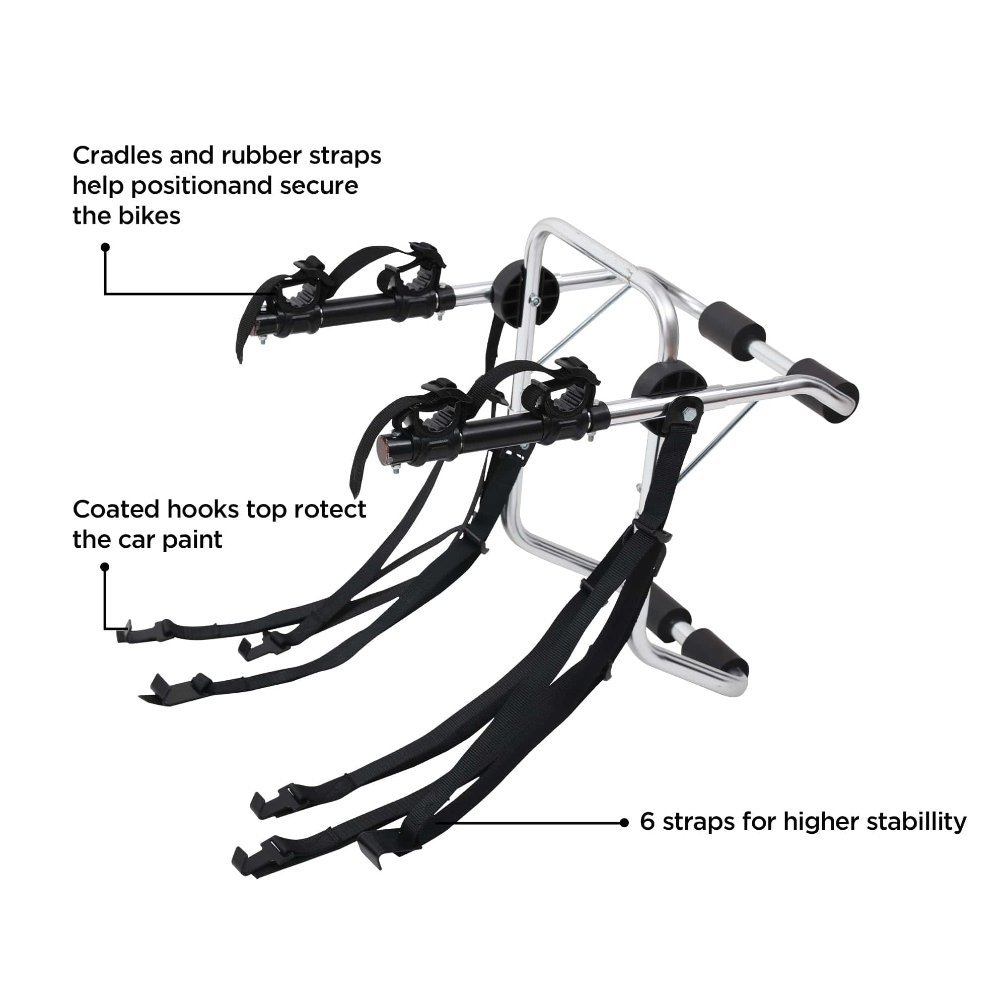Portabicicletas de aluminio Rockland para 2 bicicletas, - Imagen 9