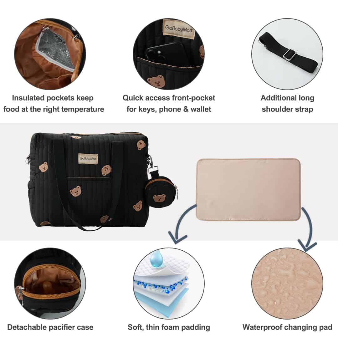 Bolso de Pañales Grande GOBABYMART, Bolso de maternidad - Imagen 8