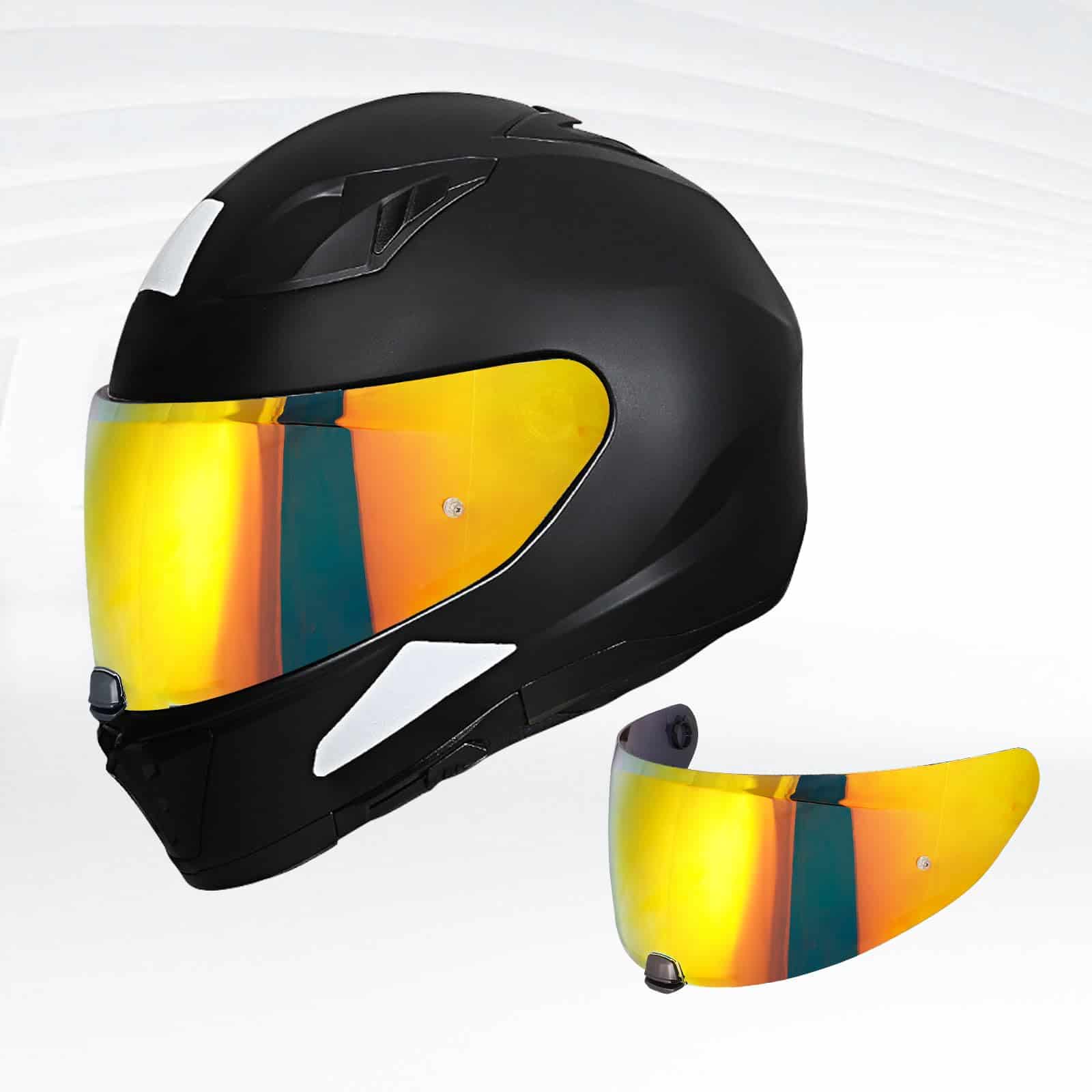 Visera de casco para motocicleta MXJ Gear Hj-31, reemplazo - Imagen 4