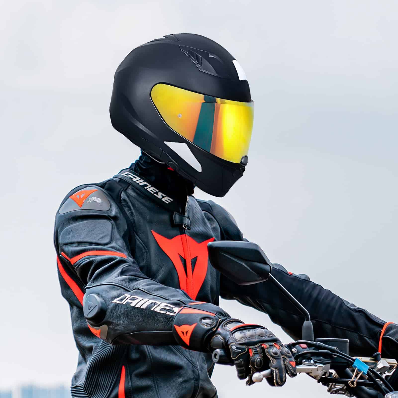 Visera de casco para motocicleta MXJ Gear Hj-31, reemplazo - Imagen 8