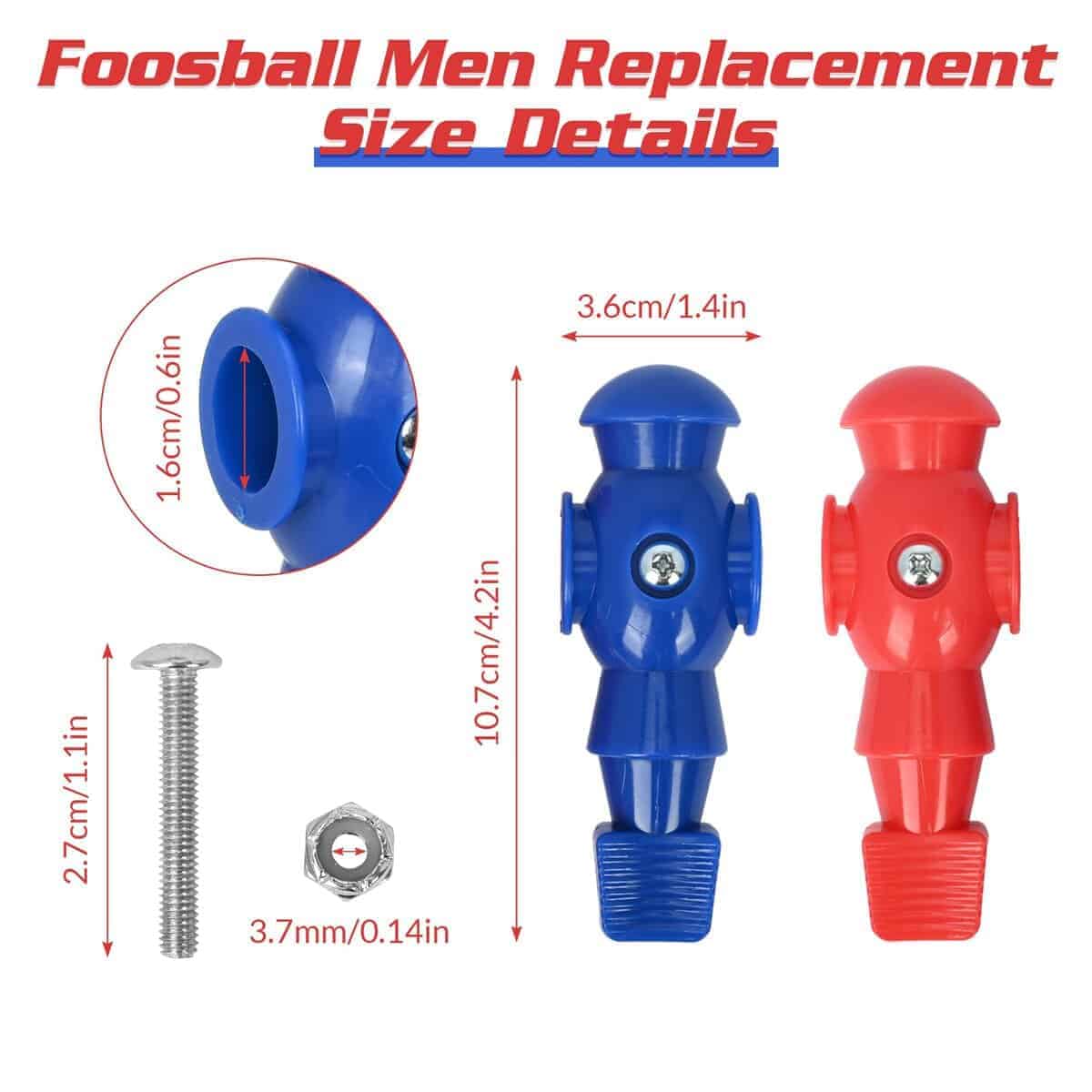 26 Piezas de Jugadores de Futbolín awagas, Piezas de - Imagen 3