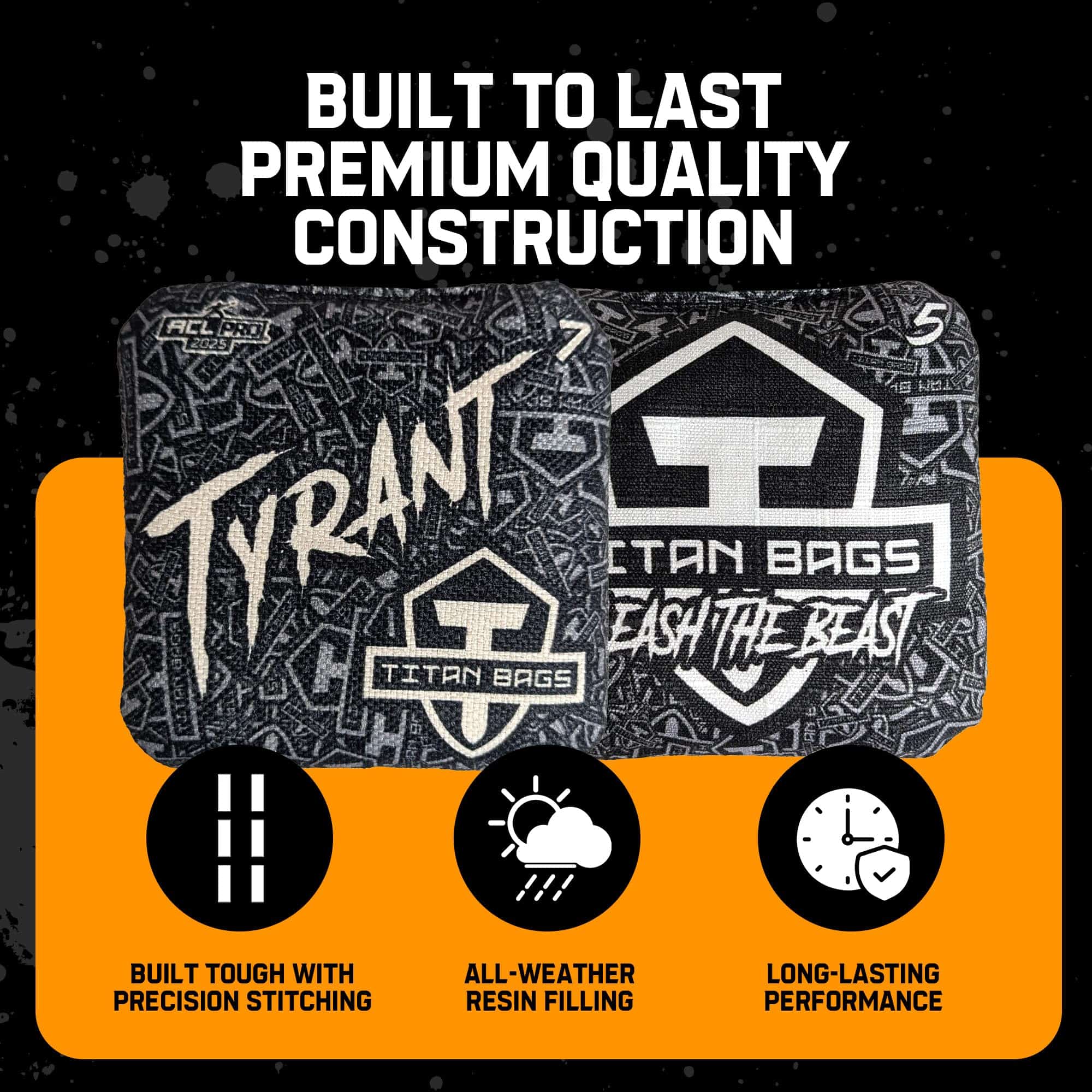 Bolsas Titan Tyrant Cornhole - Bolsas de lanzamiento de - Imagen 4