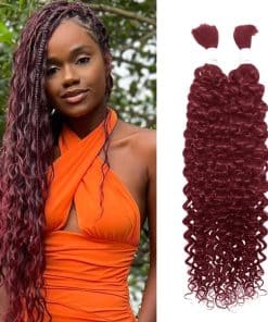 99J Cabello Trenzado de Agua Ondulada Hecho de Cabello