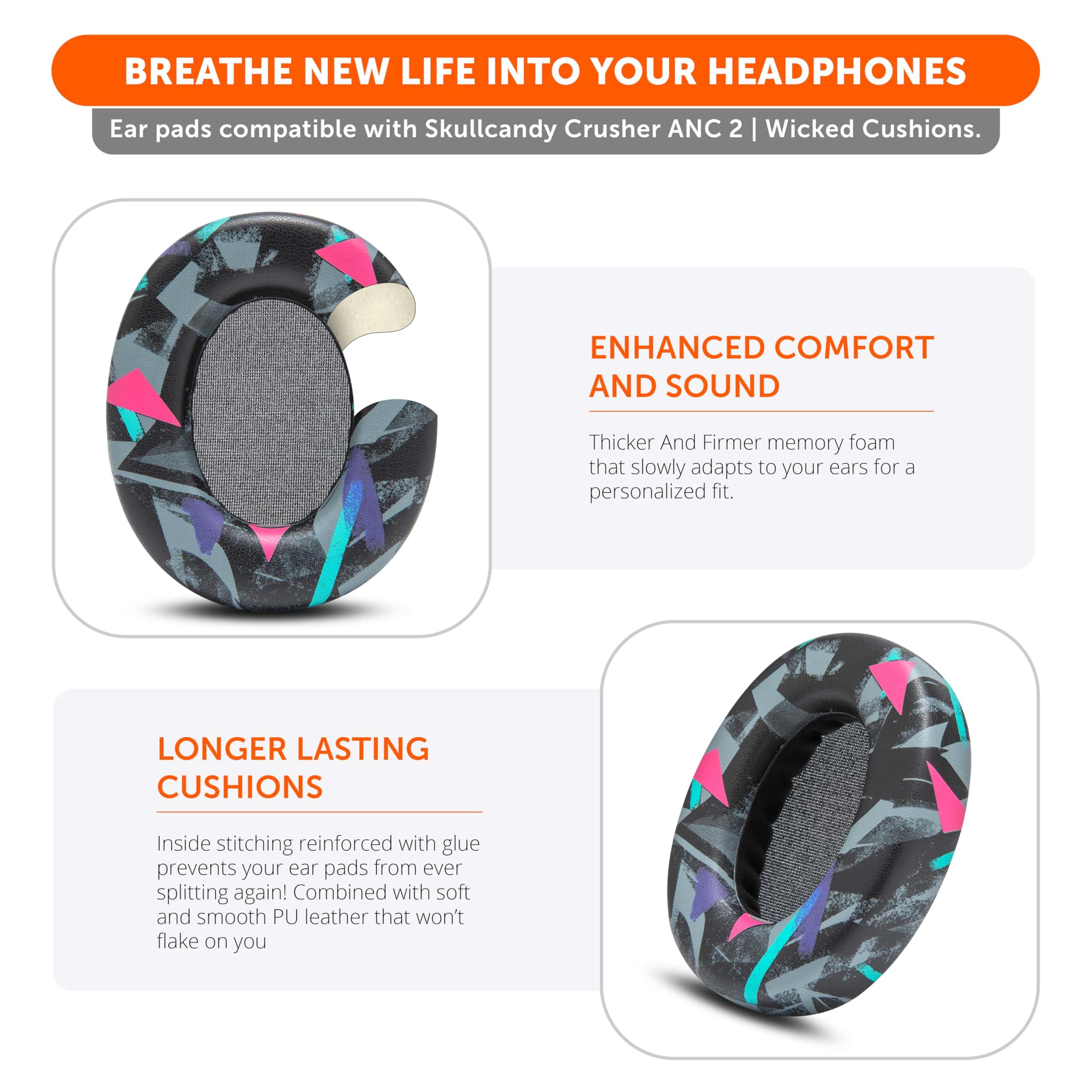 Almohadillas de Repuesto Premium para Skullcandy Crusher - Imagen 5