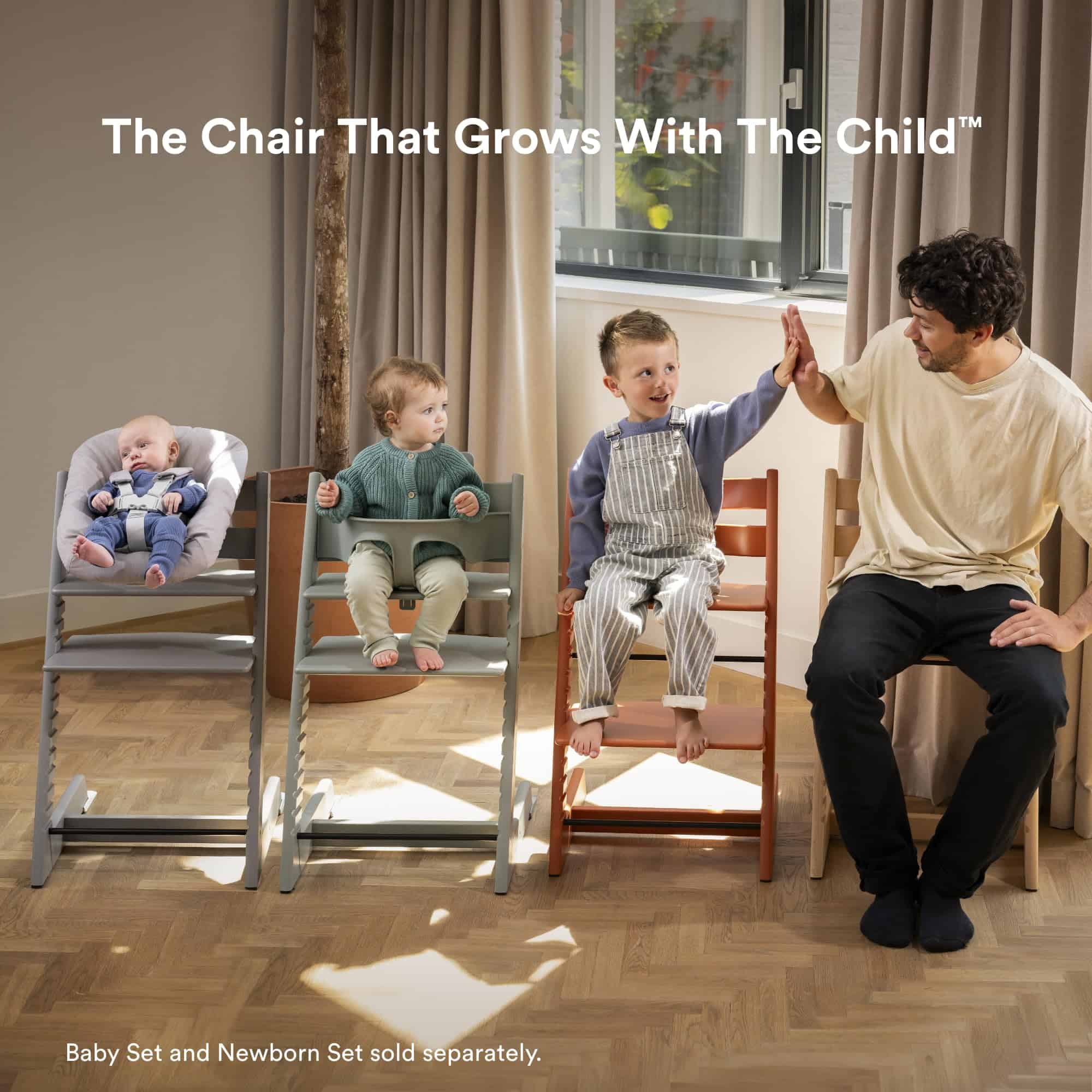 Silla Tripp Trapp de Stokke, Terracota - Silla ajustable y - Imagen 6