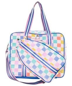 Bolso de Pickleball con Cuadros Multicolores de KATYDID -
