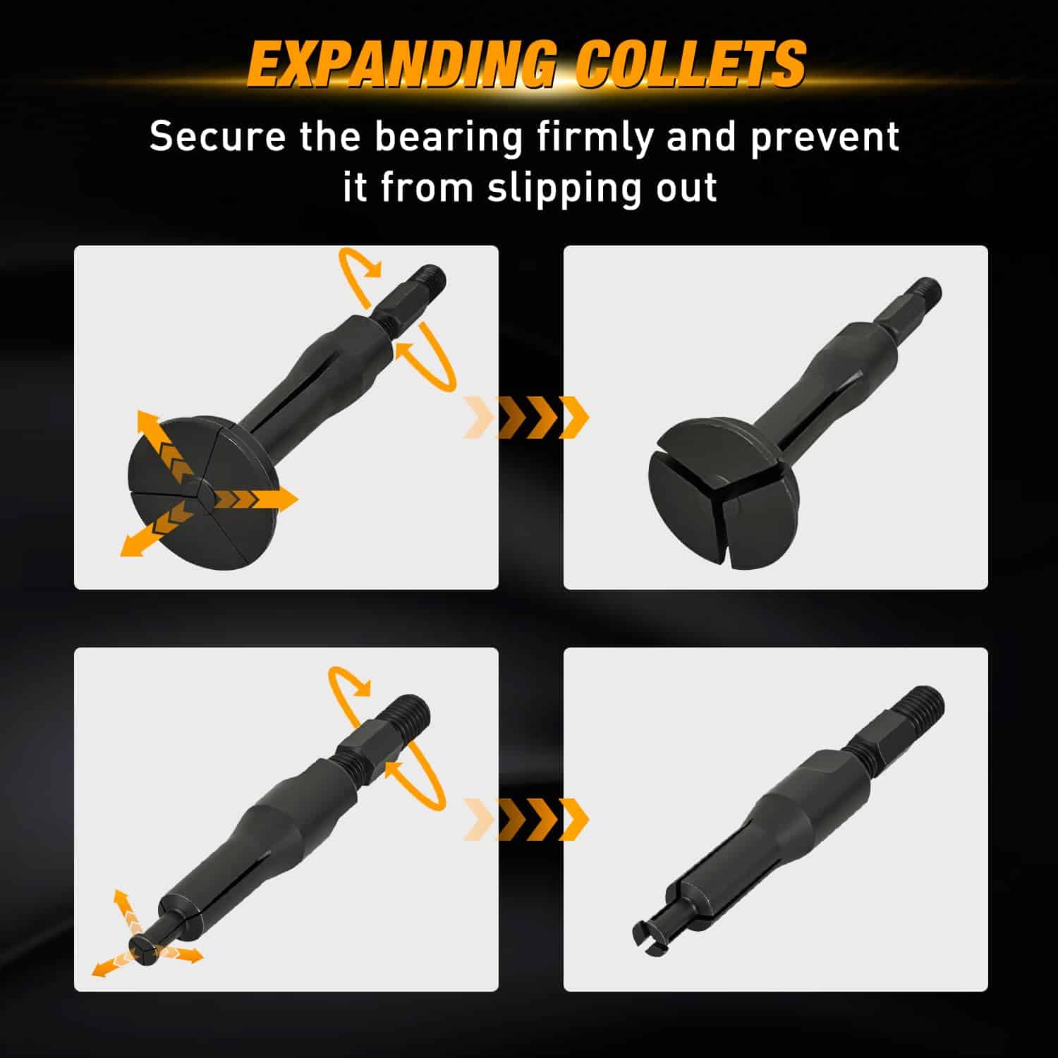 Kit de 16 piezas de Extractor de Rodamientos de Agujero - Imagen 7