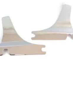 Placas laterales desmontables para respaldo cromadas