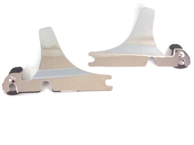 Placas laterales desmontables para respaldo cromadas