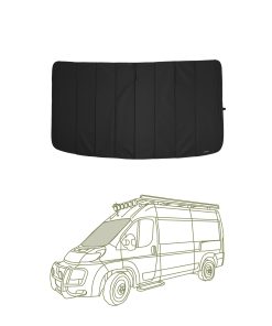 Cubierta de Parabrisas Delantero Aislante Negro para RAM