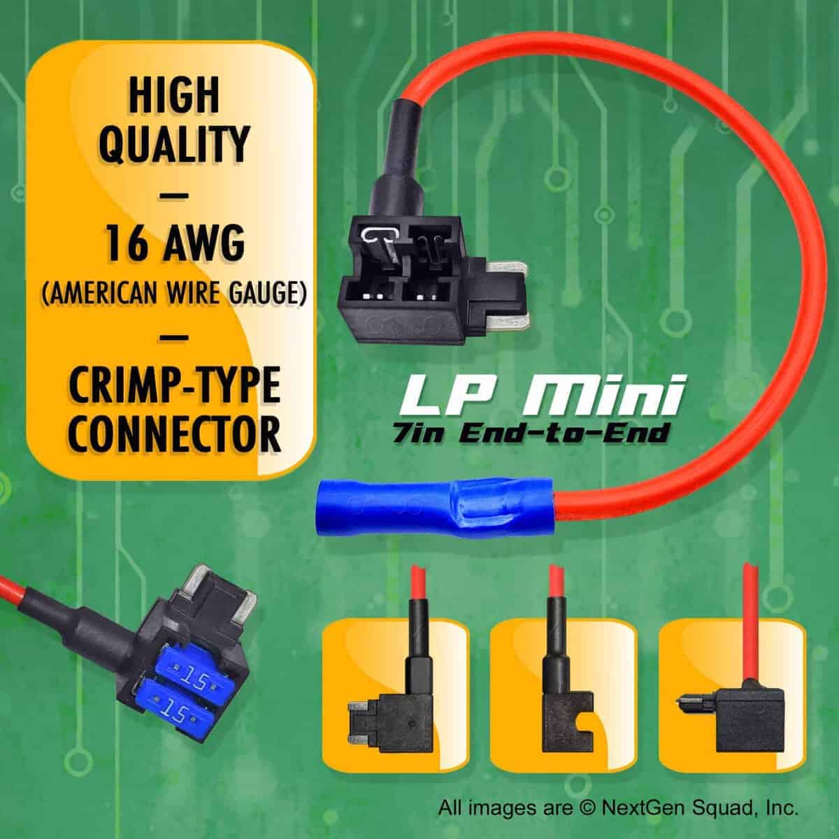 Paquete de 100 Portafusibles Mini LP BioFuse de Perfil Bajo - Imagen 4