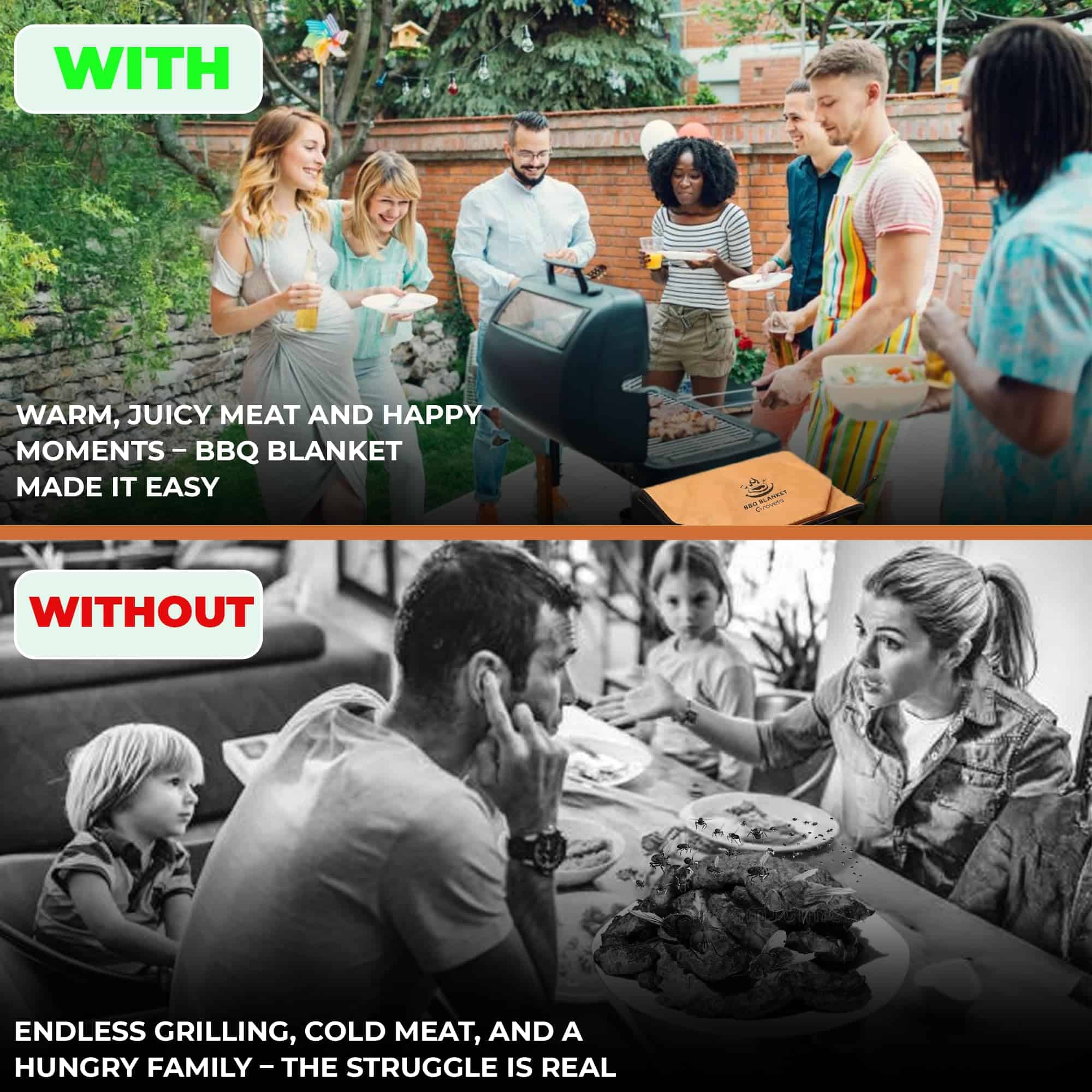 GROVETA Manta Premium para Barbacoa para Descansar Carne Al - Imagen 7