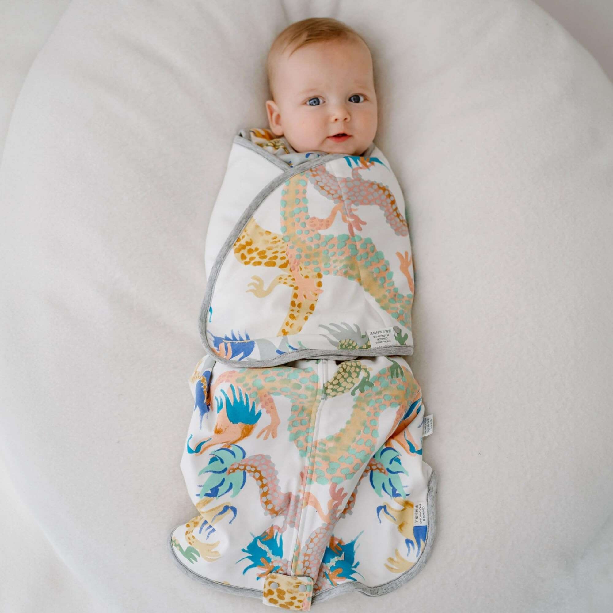 Saco de dormir Swaddle de bambú jersey nuevo - 0.25 TOG | - Imagen 6