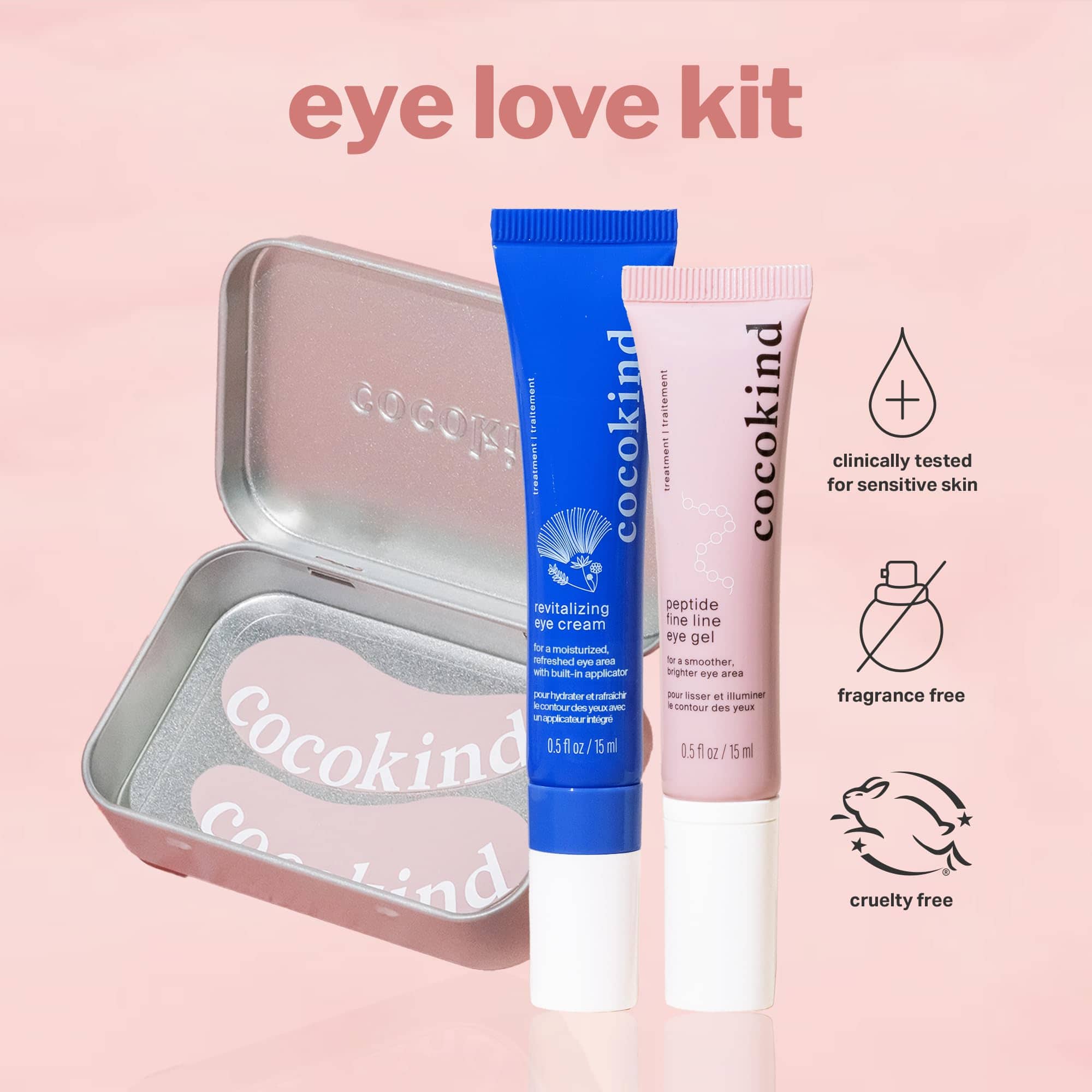 Kit de Amor para los Ojos Cocokind, Piel Firme y Suave - Imagen 3