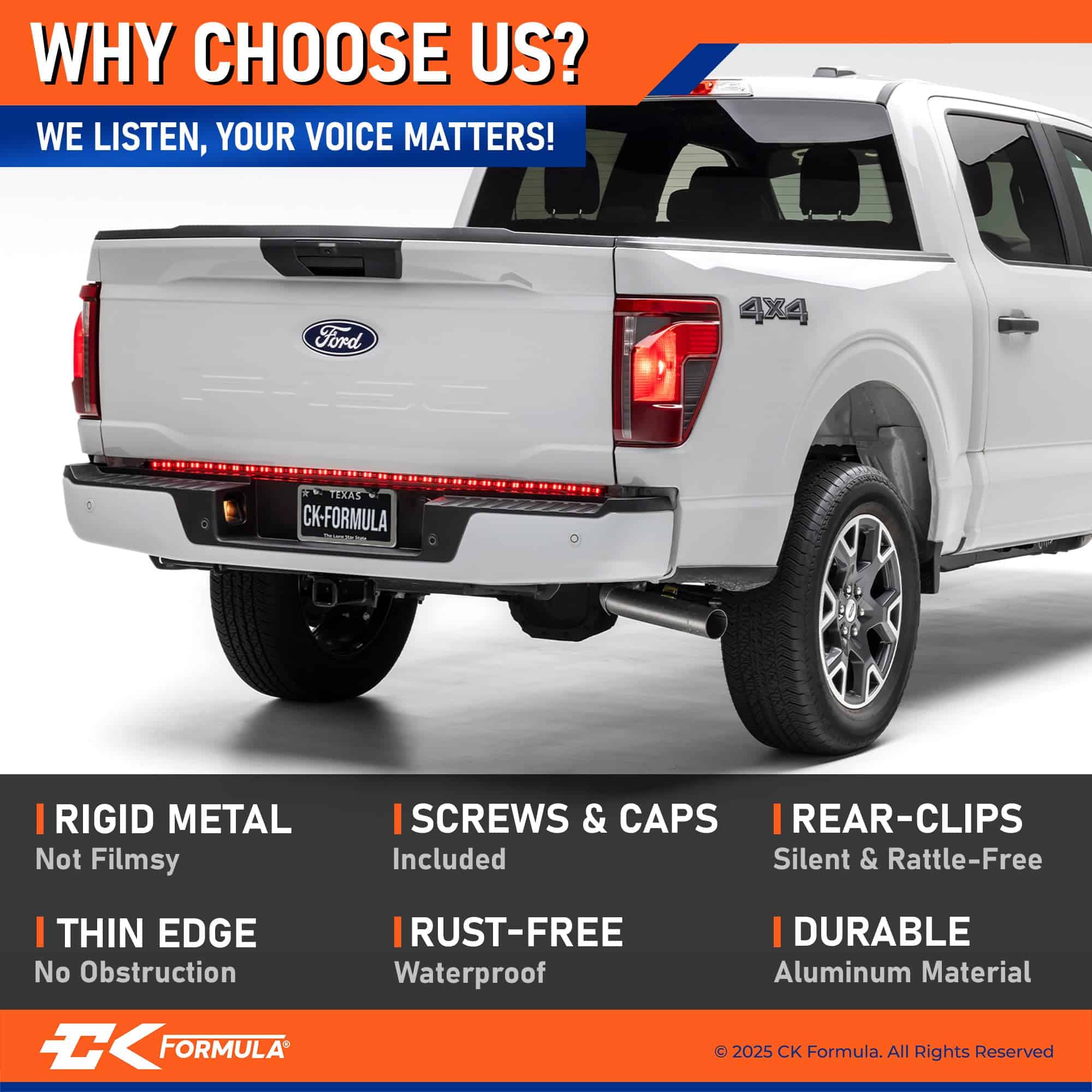 Porta Placas para Auto - Juego de 2 Marcos de Placa de - Imagen 5