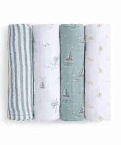 aden + anais 100% Muselina de Algodón -Sailing Seas