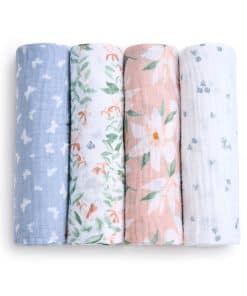 aden + anais Essentials Muslin Swaddle, Mantita de algodón