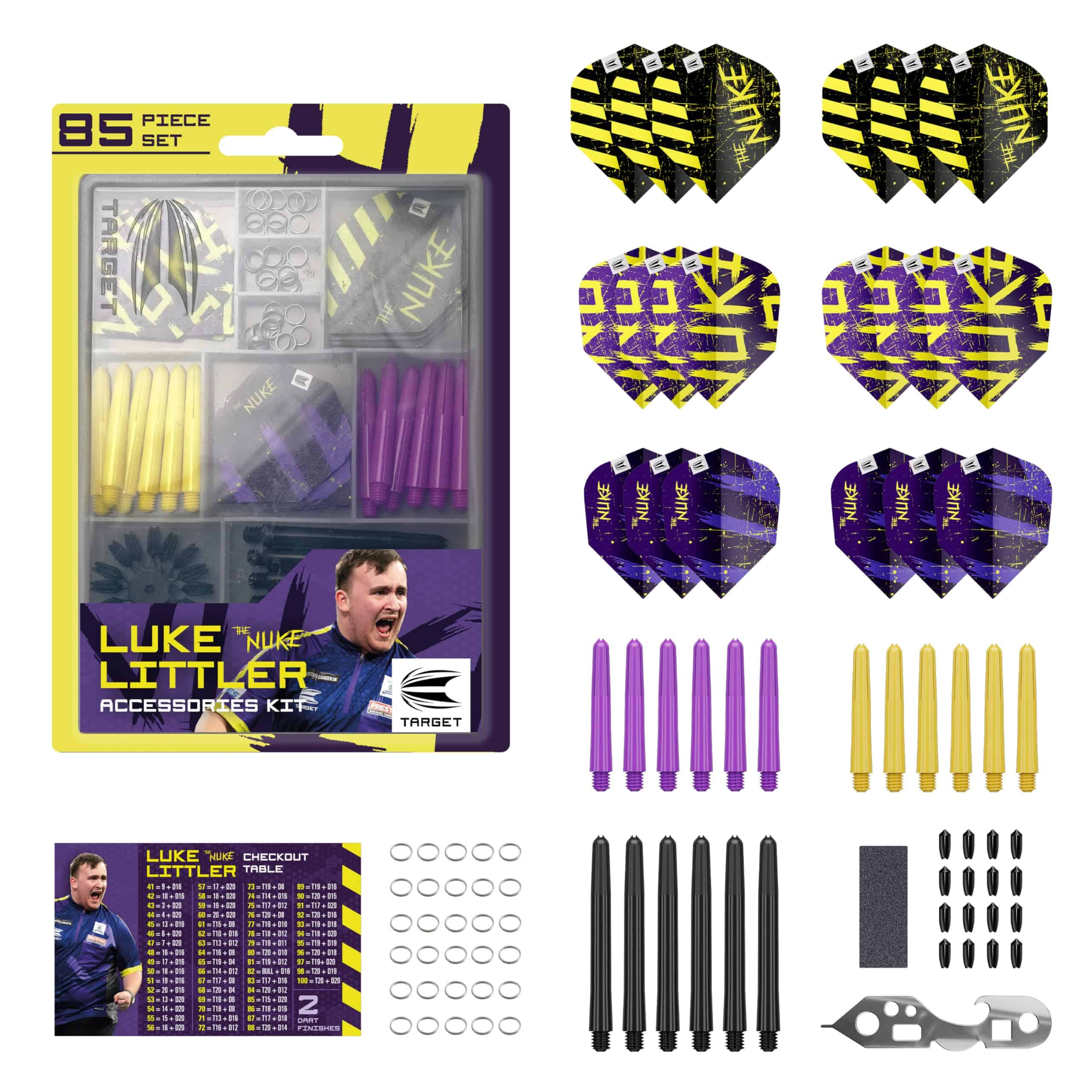 Set de Accesorios de Dardos Luke Littler | Kit de Dardos de