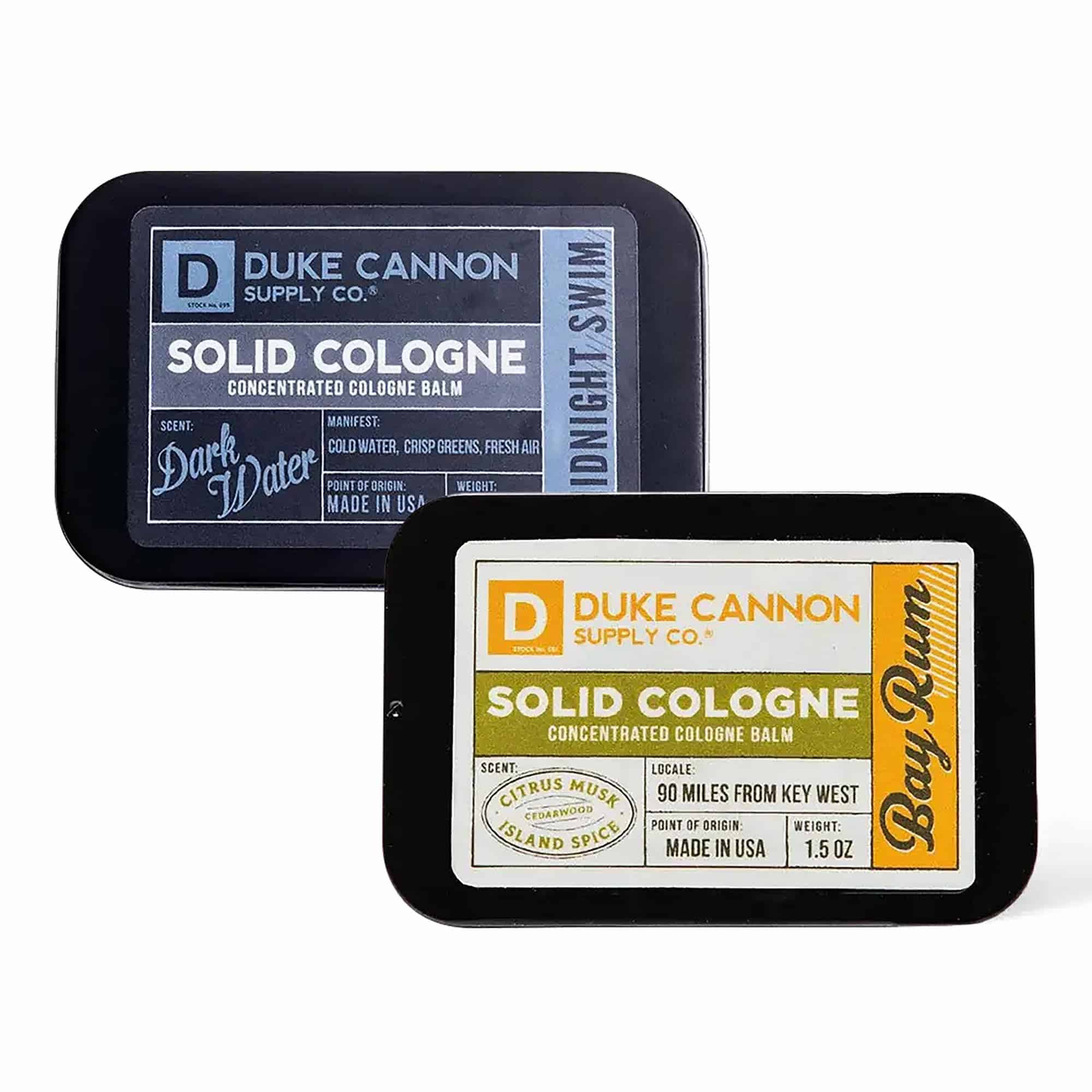 Duke Cannon Supply Co. Colonias Sólidas - Bay Rum +