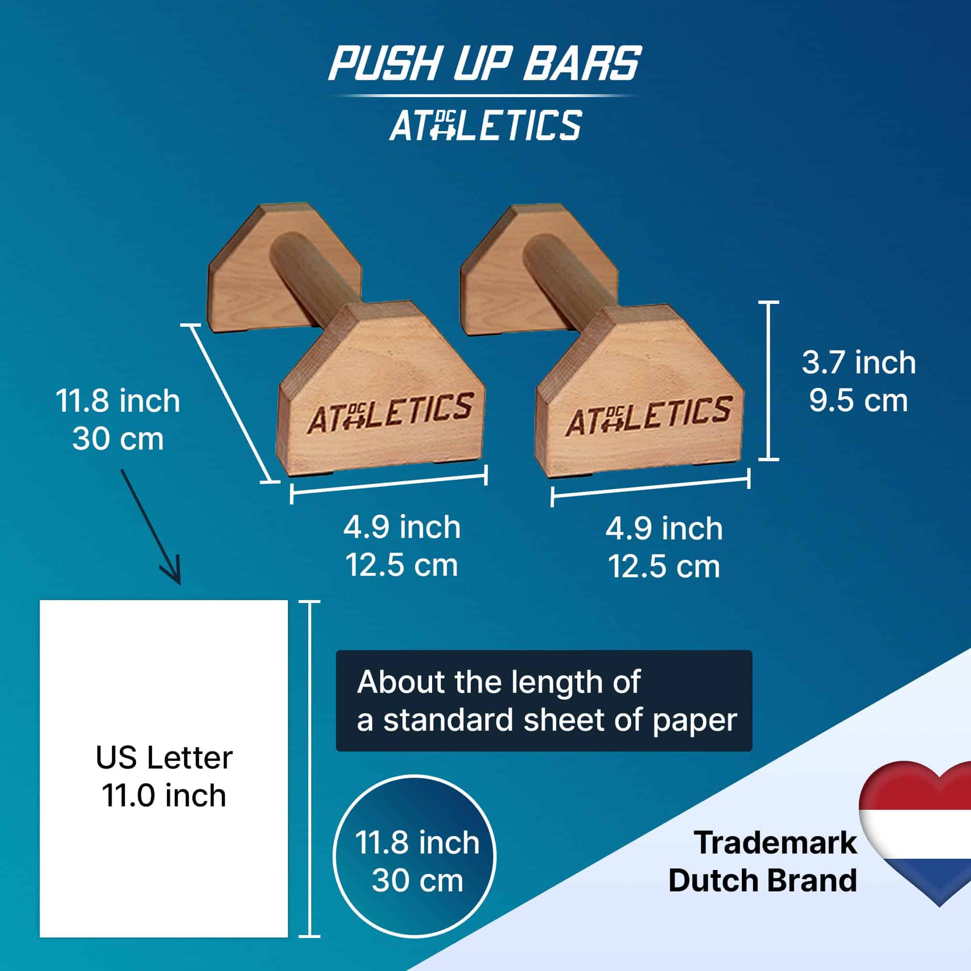 DC ATHLETICS - Parallettes de Madera para Calistenia, - Imagen 8