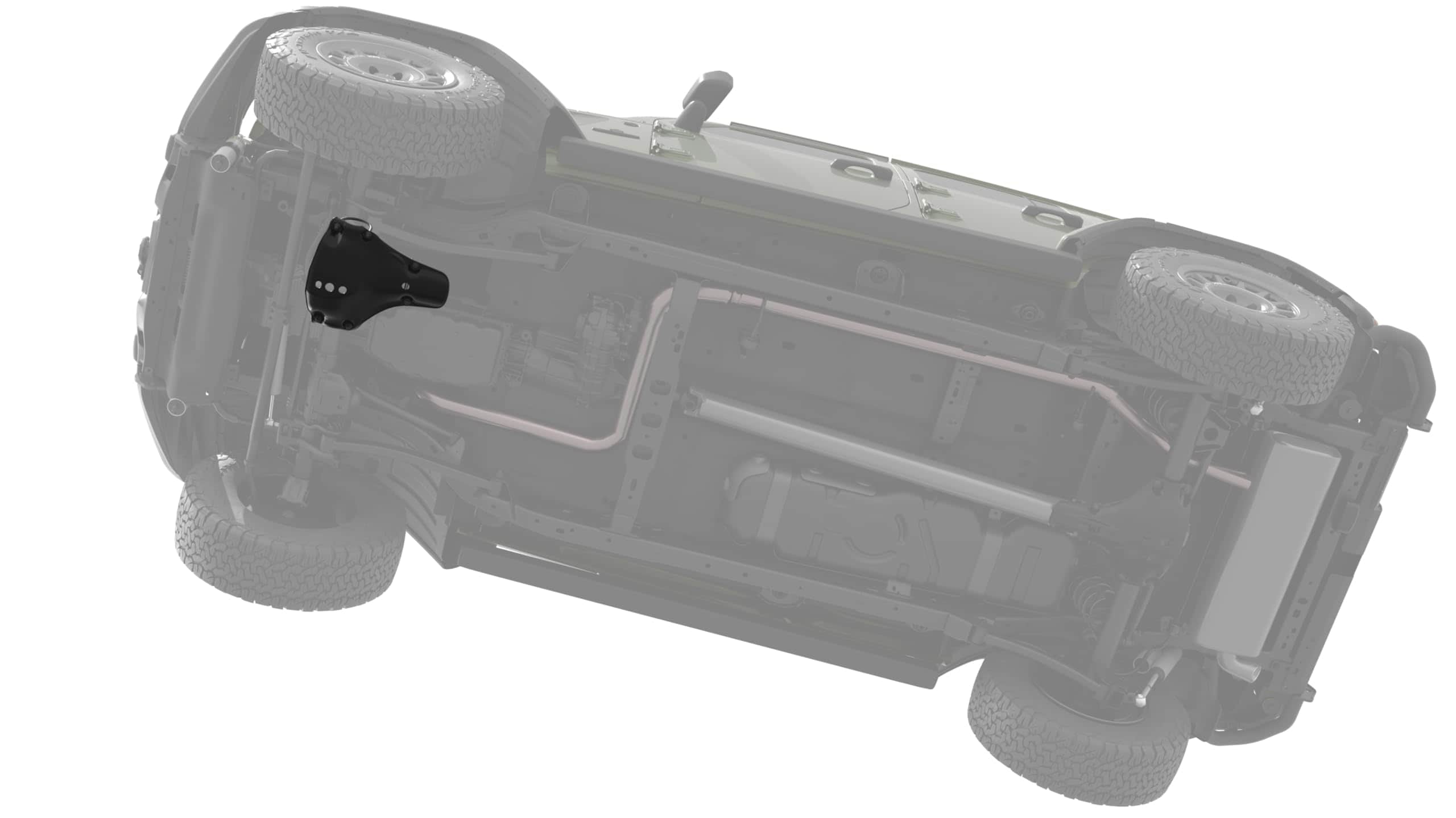 Placa protectora del diferencial delantero AEV para JL - Imagen 5