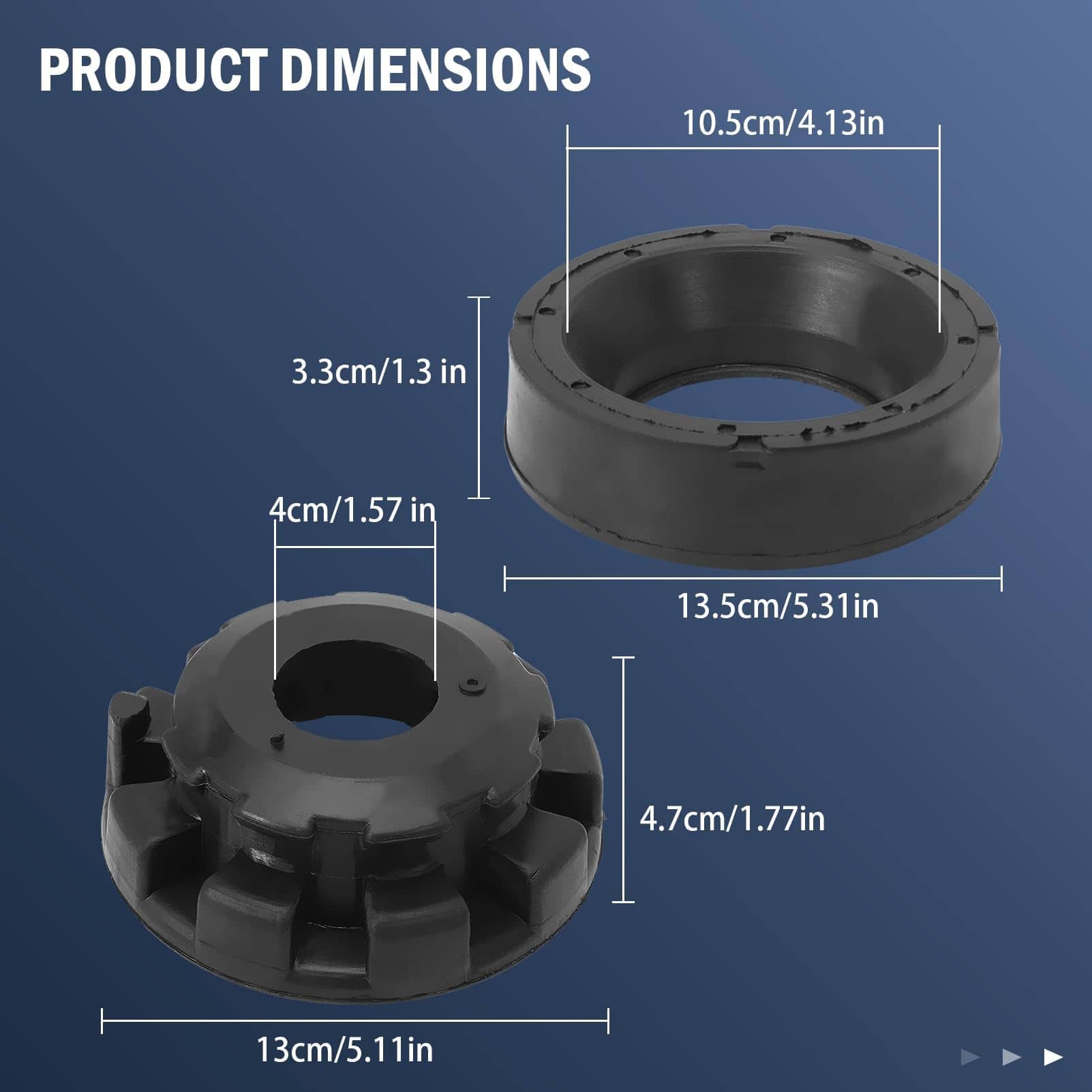 Kit de Aisladores de Resorte de Bobina para Grand Cherokee - Imagen 4